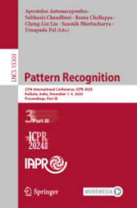 Pattern Recognition : 27th International Conference, ICPR 2024, Kolkata, India, December 1-5, 2024, Proceedings, Part III (Lecture Notes in Computer Science)