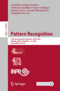 Pattern Recognition : 27th International Conference, ICPR 2024, Kolkata, India, December 1-5, 2024, Proceedings, Part IV (Lecture Notes in Computer Science)