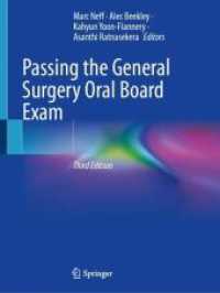 Passing the General Surgery Oral Board Exam （3. Aufl. 2025. xxv, 518 S. XXV, 518 p. 15 illus., 8 illus. in color. 2）