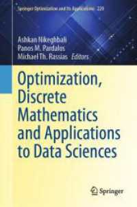Optimization, Discrete Mathematics and Applications to Data Sciences (Springer Optimization and Its Applications)