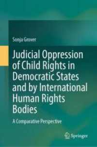 Judicial Oppression of Child Rights in Democratic States and by International Human Rights Bodies : A Comparative Perspective