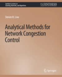 Analytical Methods for Network Congestion Control (Synthesis Lectures on Learning, Networks, and Algorithms)