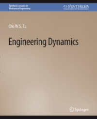 Engineering Dynamics (Synthesis Lectures on Mechanical Engineering)