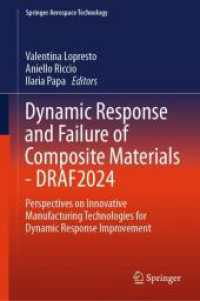 Dynamic Response and Failure of Composite Materials - DRAF 2024 : Perspectives on Innovative Manufacturing Technologies for Dynamic Response Improvement (Springer Aerospace Technology)