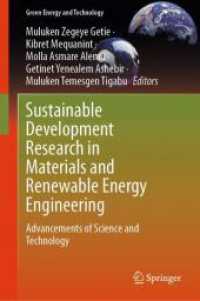 Sustainable Development Research in Materials and Renewable Energy Engineering : Advancements of Science and Technology (Green Energy and Technology)