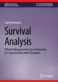 Survival Analysis : Efficient Nonparametric Curve Estimation for Censored Data with R Examples (Synthesis Lectures on Mathematics & Statistics)