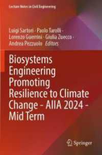 Biosystems Engineering Promoting Resilience to Climate Change - AIIA 2024 - Mid-Term Conference, m. 2 Buch (Lecture Notes in Civil Engineering)