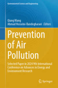 Prevention of Air Pollution : Selected Paper in 2024 9th International Conference on Advances in Energy and Environment Research (Environmental Science and Engineering)