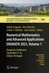 Numerical Mathematics and Advanced Applications ENUMATH 2023, Volume 1 : European Conference, September 4-8, Lisbon, Portugal (Lecture Notes in Computational Science and Engineering)