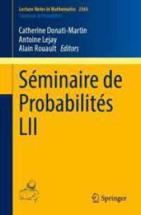 Séminaire de Probabilités LII (Séminaire de Probabilités)