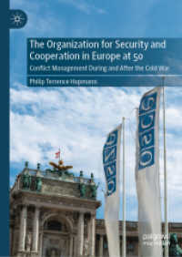 The Organization for Security and Cooperation in Europe at 50 : Conflict Management During and After the Cold War （2025. cdx, 417 S. CDX, 417 p. 210 mm）