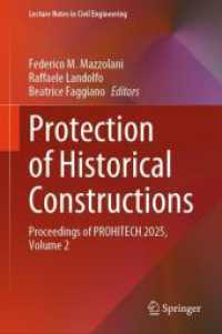 Protection of Historical Constructions : Proceedings of PROHITECH 2025, Volume 2 (Lecture Notes in Civil Engineering)