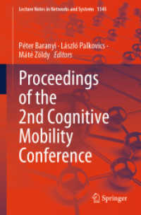 Proceedings of the 2nd Cognitive Mobility Conference (Lecture Notes in Networks and Systems)