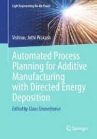 Automated Process Planning for Additive Manufacturing with Directed Energy Deposition (Light Engineering für die Praxis)