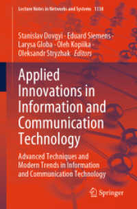 Applied Innovations in Information and Communication Technology : Advanced Techniques and Modern Trends in Information and Communication Technology (Lecture Notes in Networks and Systems)