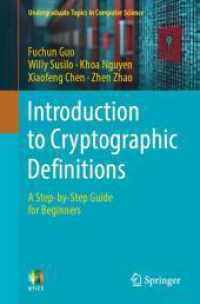 Introduction to Cryptographic Definitions : A Step-by-Step Guide for Beginners (Undergraduate Topics in Computer Science)