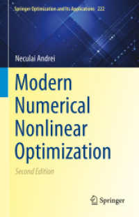 Modern Numerical Nonlinear Optimization (Springer Optimization and Its Applications) （2ND）