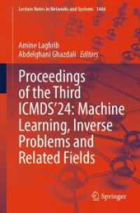Proceedings of the Third ICMDS'24: Machine Learning, Inverse Problems and Related Fields (Lecture Notes in Networks and Systems)