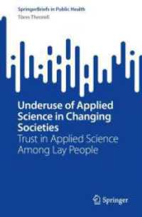 Underuse of Applied Science in Changing Societies : Trust in Applied Science Among Lay People (SpringerBriefs in Public Health)