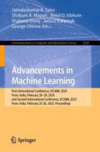 Advancements in Machine Learning (Communications in Computer and Information Science 2538)