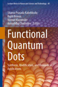 Functional Quantum Dots : Synthesis, Modification, and Biomedical Applications (Lecture Notes in Nanoscale Science and Technology)