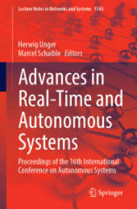 Advances in Real-Time and Autonomous Systems : Proceedings of the 16th International Conference on Autonomous Systems (Lecture Notes in Networks and Systems 1543)