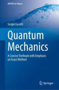 Quantum Mechanics : A Concise Textbook with Emphasis on Exact Method (UNITEXT for Physics)