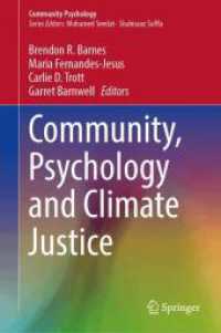 Community， Psychology and Climate Justice (Community Psychology)