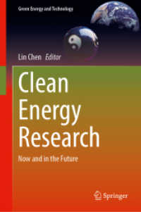 Clean Energy Research : Now and in the Future (Green Energy and Technology)