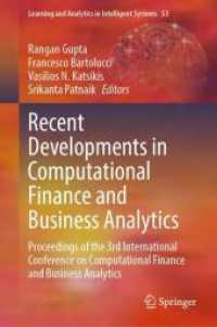 Recent Developments in Computational Finance and Business Analytics : Proceedings of the 3rd International Conference on Computational Finance and Business Analytics (Learning and Analytics in Intelligent Systems 53)