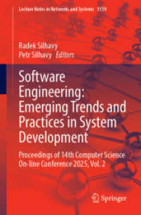 Software Engineering: Emerging Trends and Practices in System Development : Proceedings of 14th Computer Science Online Conference 2025, Volume 2 (Lecture Notes in Networks and Systems)