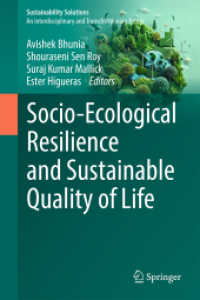 Socio-Ecological Resilience and Sustainable Quality of Life (Sustainability Solutions)