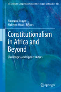 Constitutionalism in Africa and Beyond : Challenges and Opportunities (Ius Gentium: Comparative Perspectives on Law and Justice)