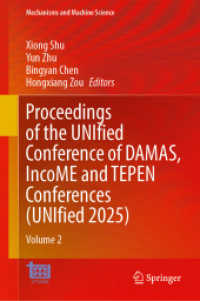 Proceedings of the UNIfied Conference of DAMAS, IncoME and TEPEN Conferences (UNIfied 2025) : Volume 2 (Mechanisms and Machine Science)