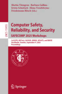 Computer Safety, Reliability, and Security. SAFECOMP 2025 Workshops : CoC3CPS, DECSoS, SASSUR, SENSEI, SRToITS, and WAISE, Stockholm, Sweden, September 9, 2025, Proceedings (Lecture Notes in Computer Science)