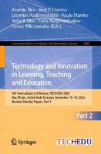 Technology and Innovation in Learning, Teaching and Education : 4th International Conference, TECH-EDU 2024, Abu Dhabi, United Arab Emirates, November 13-15, 2024, Revised Selected Papers, Part II (Communications in Computer and Information Science)