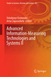 Advanced Information-Measuring Technologies and Systems II (Studies in Systems, Decision and Control)