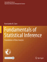 Fundamentals of Statistical Inference : Foundations of Data Analysis (International Series in Operations Research & Management Science)
