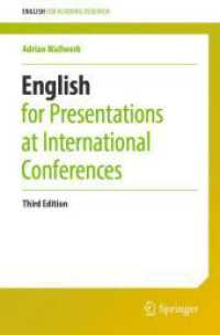 English for Presentations at International Conferences (English for Academic Research) （3. Aufl. 2026. Approx. 250 p. 235 mm）
