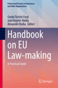 Handbook on EU Law-making : A Practical Guide (Professional Practice in Governance and Public Organizations)