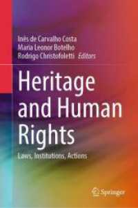 Heritage and Human Rights : Laws, Institutions, Actions （2026. Approx. 320 p. 235 mm）