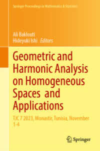 Geometric and Harmonic Analysis on Homogeneous Spaces and Applications : TJC 7 2023, Monastir, Tunisia, November 1-4 (Springer Proceedings in Mathematics & Statistics)