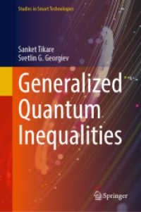 Generalized Quantum Inequalities (Studies in Smart Technologies)