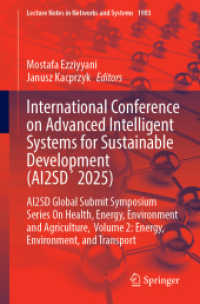 International Conference on Advanced Intelligent Systems for Sustainable Development (AI2SD&acute; 2025) (Lecture Notes in Networks and Systems)
