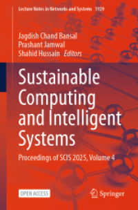 Sustainable Computing and Intelligent Systems : Proceedings of SCIS 2025, Volume 4 (Lecture Notes in Networks and Systems)