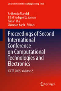 Proceedings of Second International Conference on Computational Technologies and Electronics : ICCTE 2025, Volume 2 (Lecture Notes in Electrical Engineering)