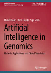 Artificial Intelligence in Genomics : Methods, Applications, and Clinical Translation (Synthesis Lectures on Engineering, Science, and Technology)