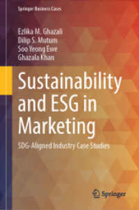 Sustainability and ESG in Marketing : SDG-Aligned Industry Case Studies (Springer Business Cases)