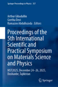 Proceedings of the 5th International Scientific and Practical Symposium on Materials Science and Physics : MST2025, December 24-26, 2025, Dushanbe, Tajikistan (Springer Proceedings in Physics)