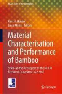 Material Characterisation and Performance of Bamboo : State-of-the-Art Report of the RILEM Technical Committee 322-MCB (RILEM State-of-the-Art Reports)